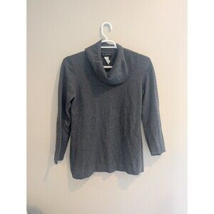 Jones New York 100% Merino Wool Cowl Neck Long Sleeve Pullover Women's Sweater